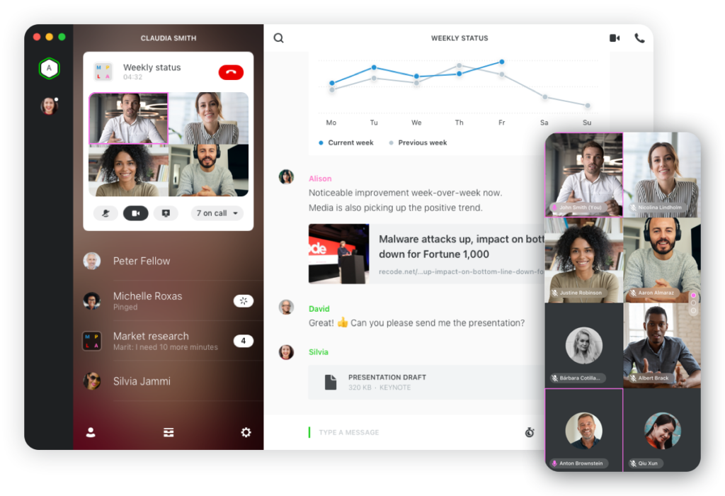 wire's secure work group chat application wire's secure work group chat application