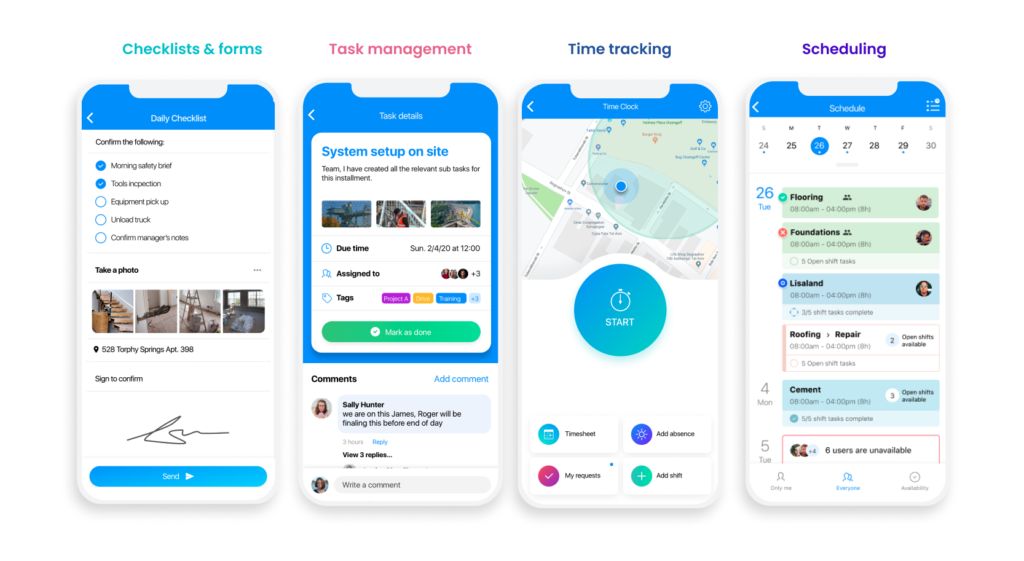 Connecteam team management app
