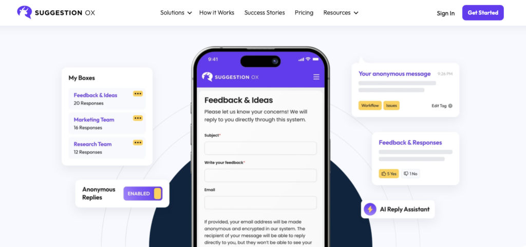 Suggestion Ox screenshot