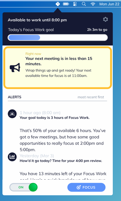 RescueTime employee time tracking software