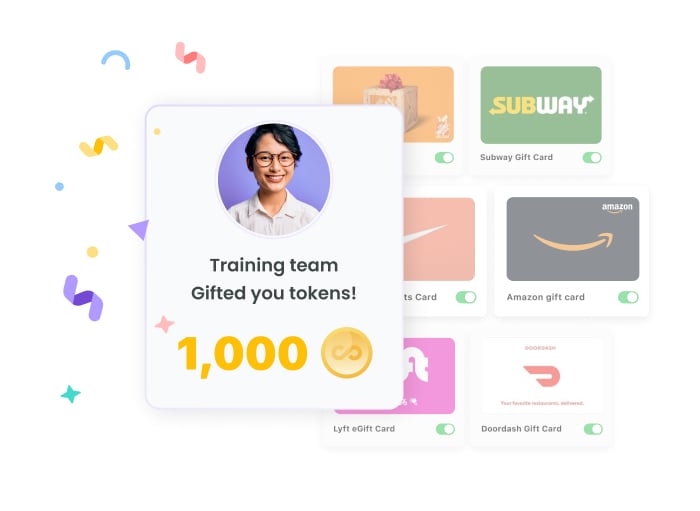 screenshot with Connecteam's tokens feature