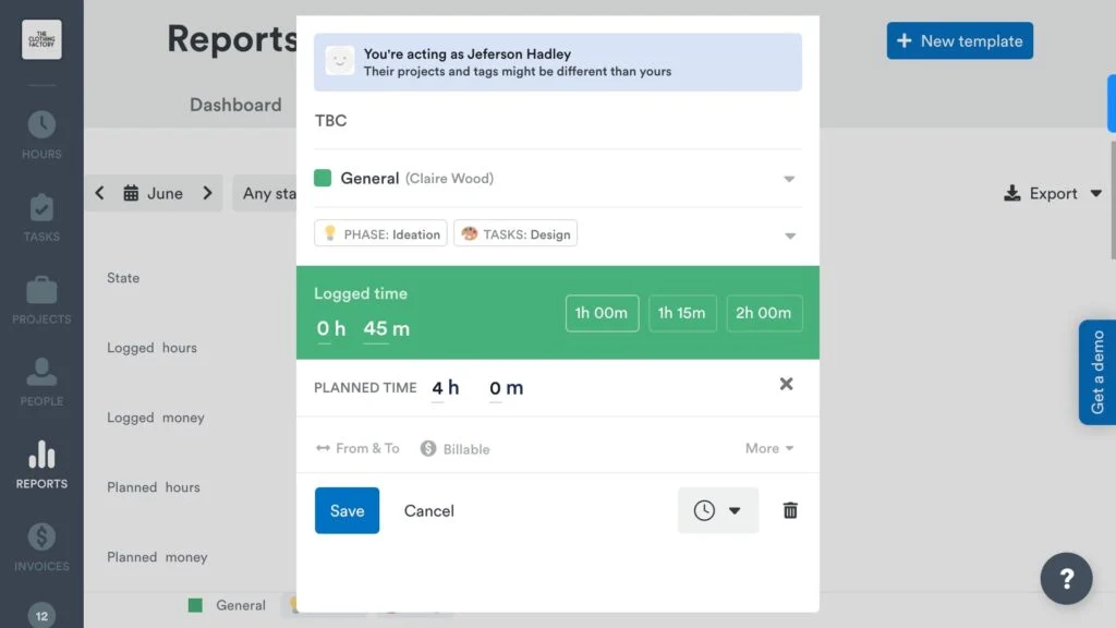 Image of Timely time reports