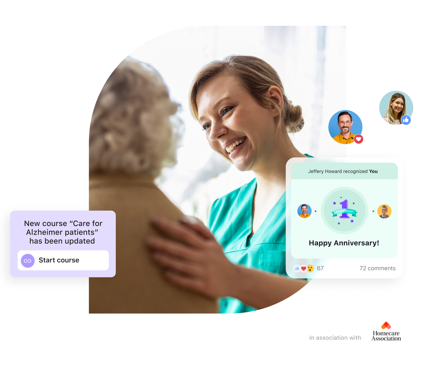 Home Nursing Care using Connecteam app