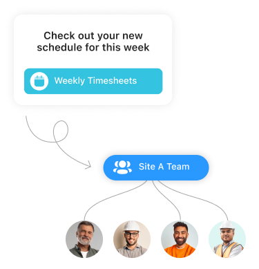 Screenshot of Connecteam's Scheduling feature