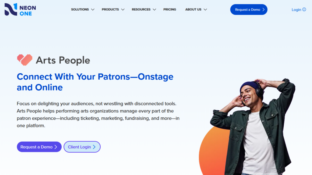 Artspeople homepage screenshot