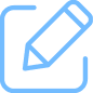 Pencil with frame icon
