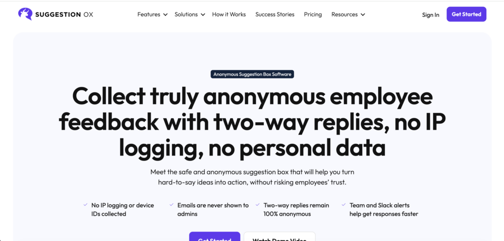 suggestionox homepage