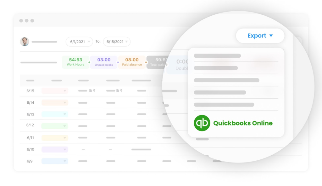 Connecteam integration with QuickBooks, user interference