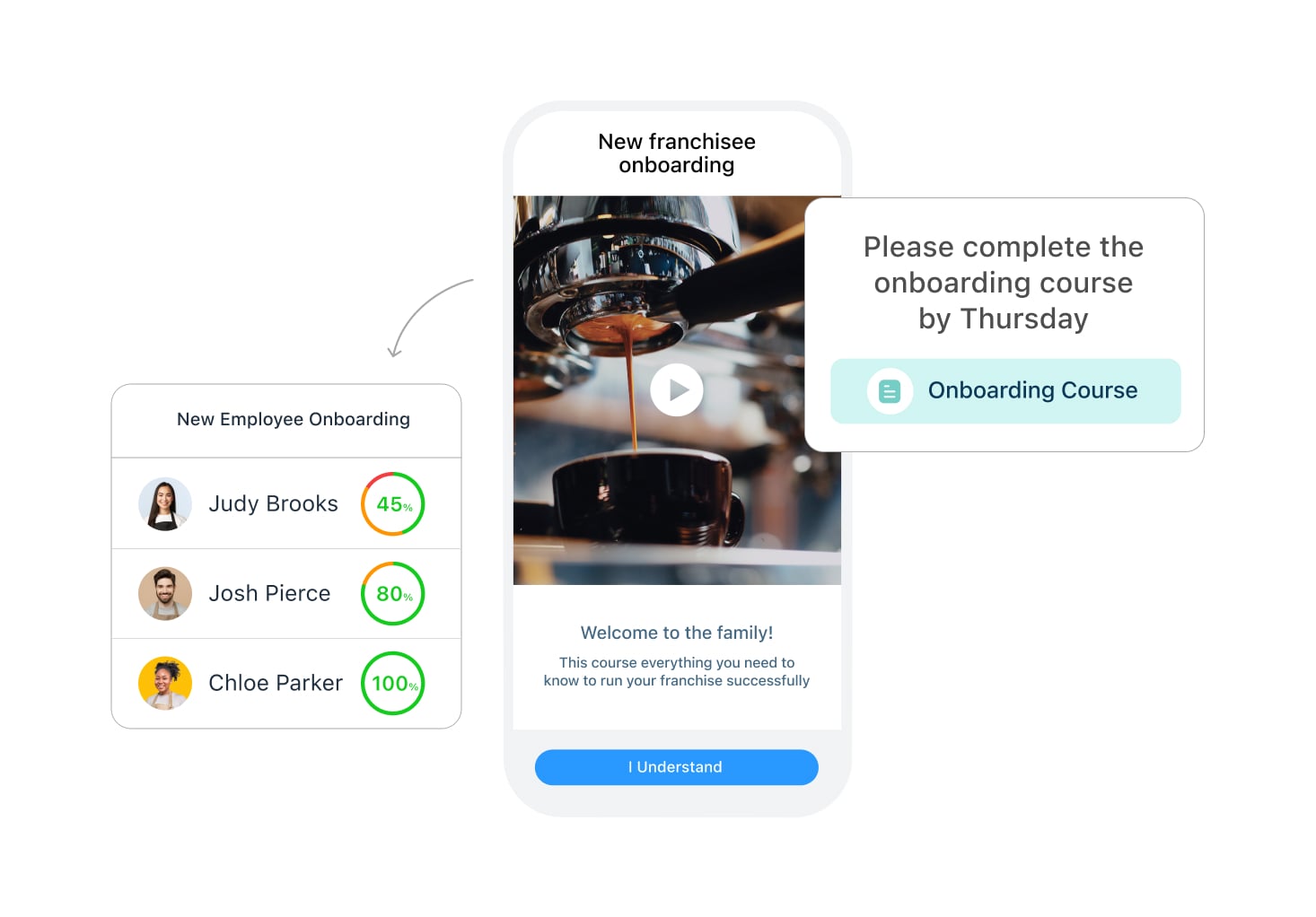 connecteam user interface