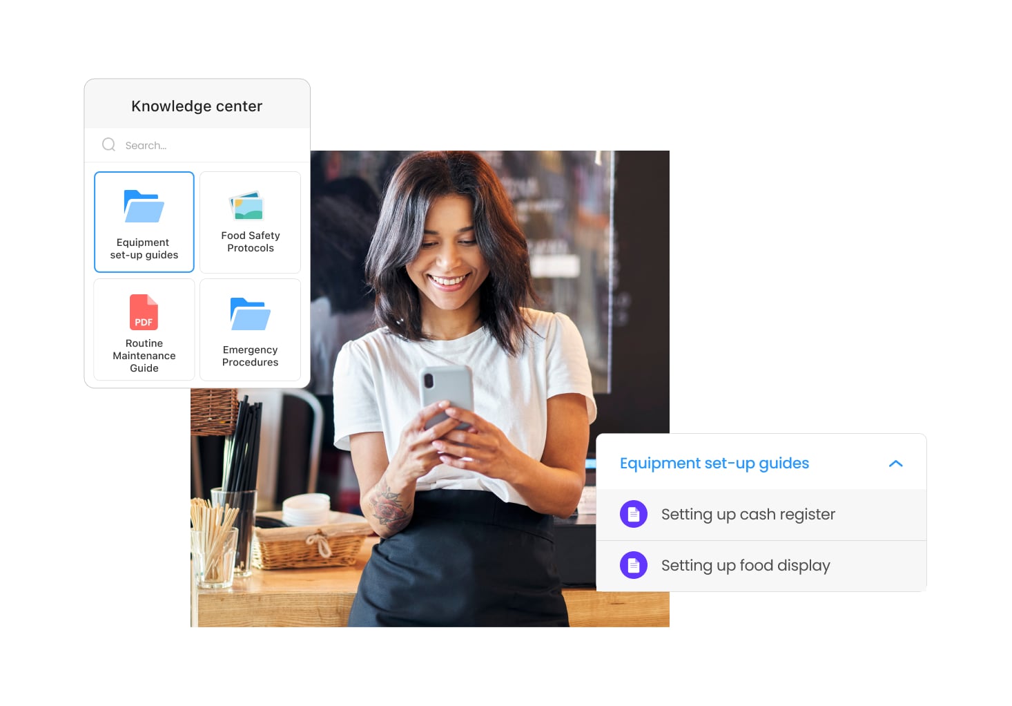 connecteam user interface