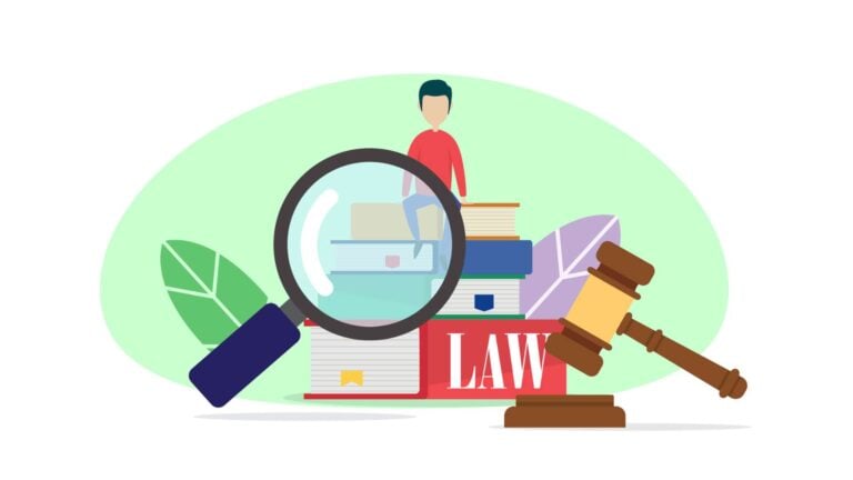 Illustrations to symbolize small business legal concepts