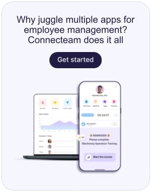 Why juggle multiple apps for employee management? Connecteam does it all