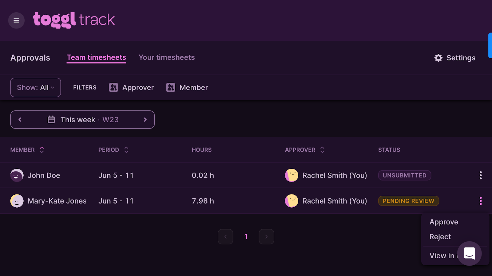 Toggl Track’s iOS mobile app with its Pomodoro timer, regular timer, and reports feature.