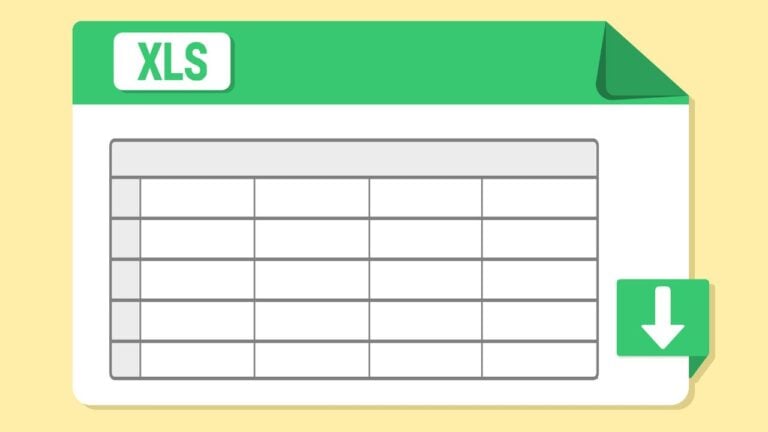 An illustration of an excel sheet