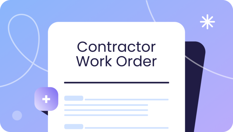 Free Contractor Work Order Header Image