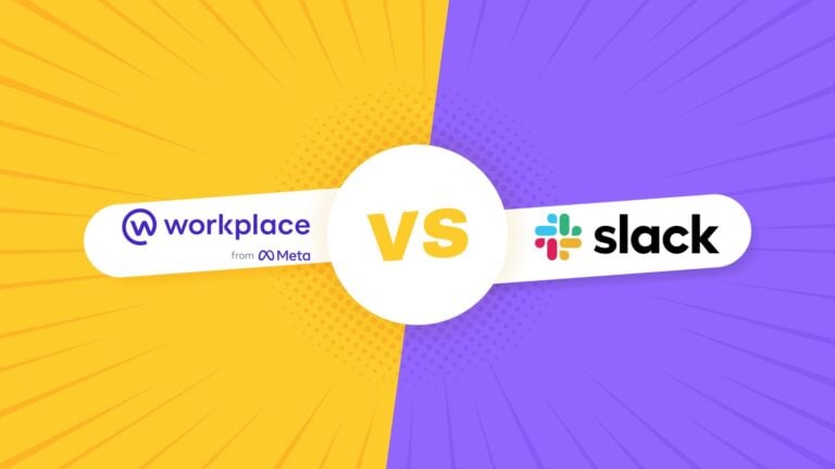 image of Facebook Workplace vs. Slack: 2025 Review (Features, Pricing)