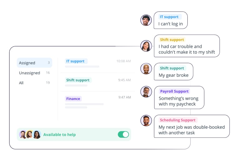 Connecteam's help desk