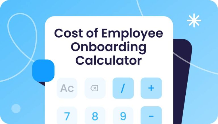 Cost of Employee Onboarding Calculator