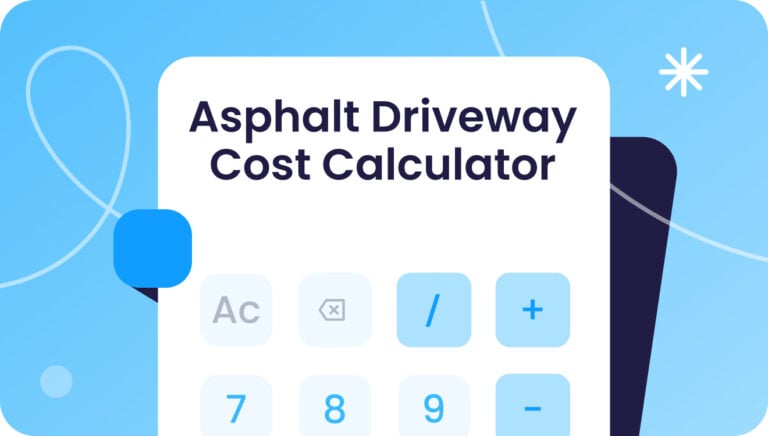 Asphalt Driveway Cost Calculator header image