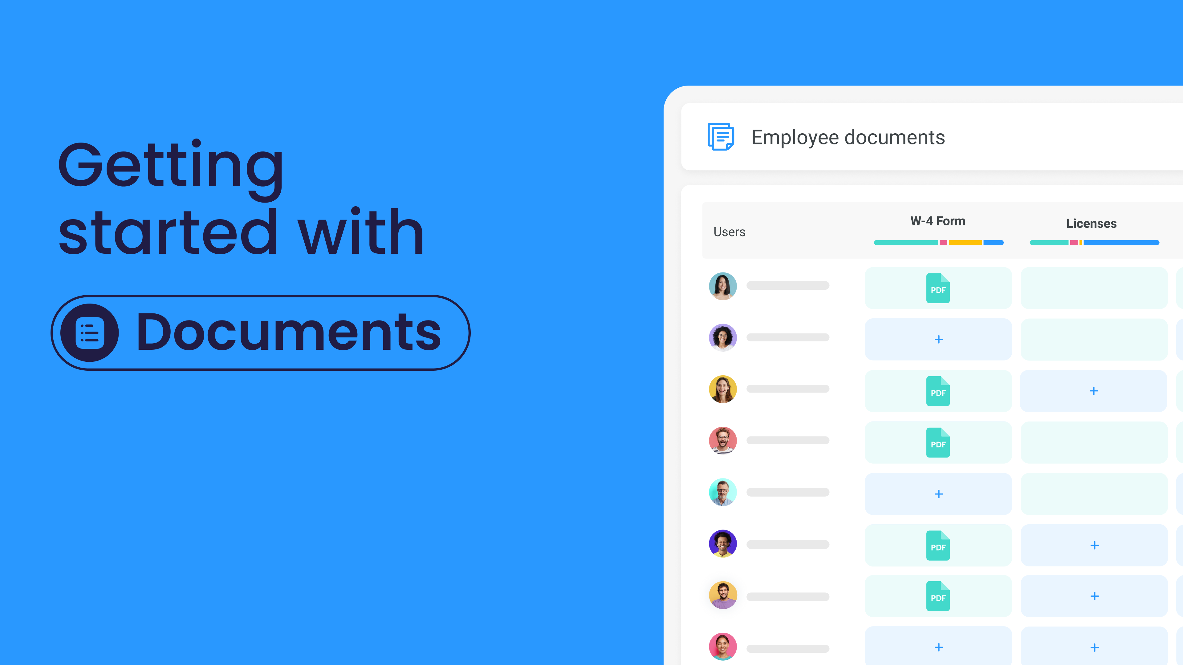 Get started with Documents