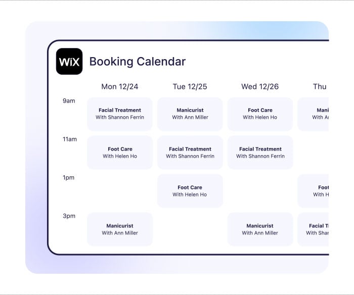 wix and connecteam interfaces connection