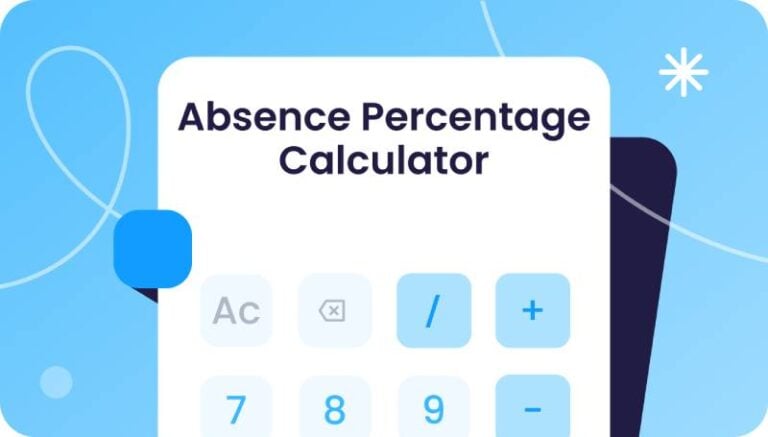 Free Absence Percentage Calculator-header image