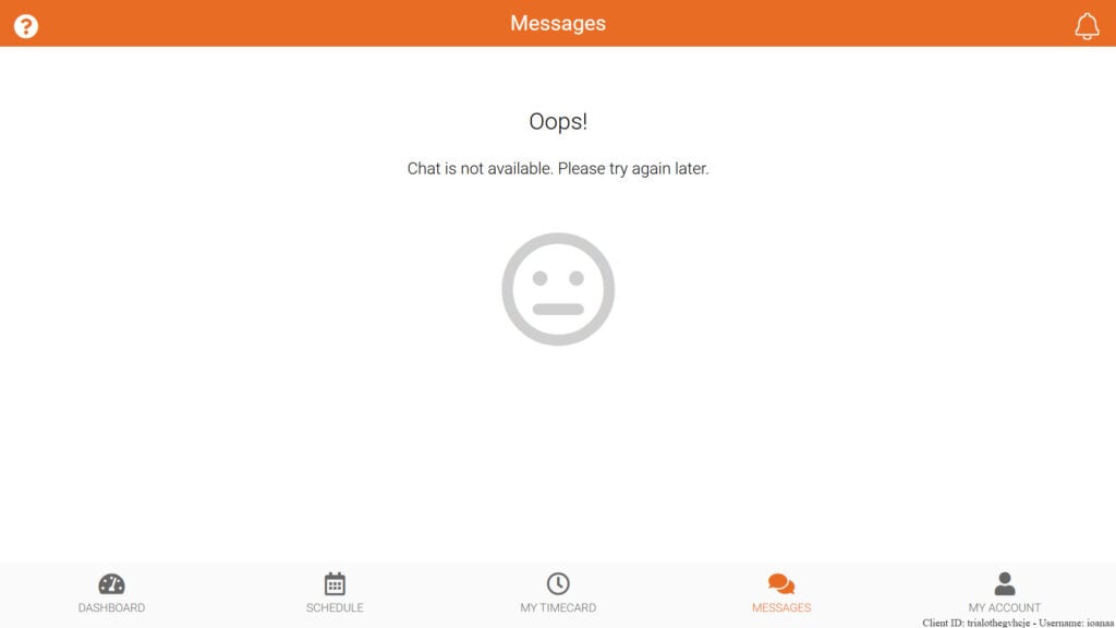 The Team Xpress screenshot shows an "Oops" message because the chat was unavailable.