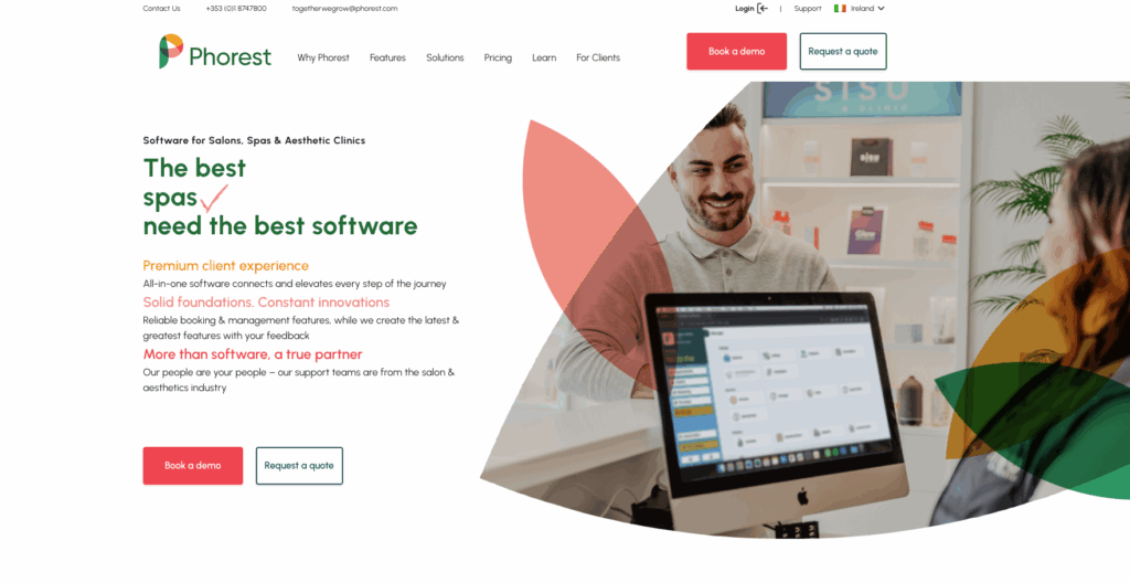 Phorest Homepage