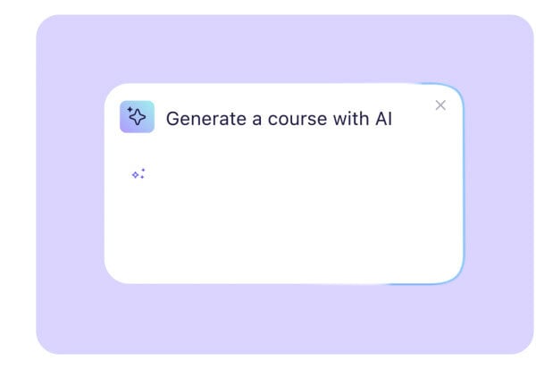 AI course building illustration