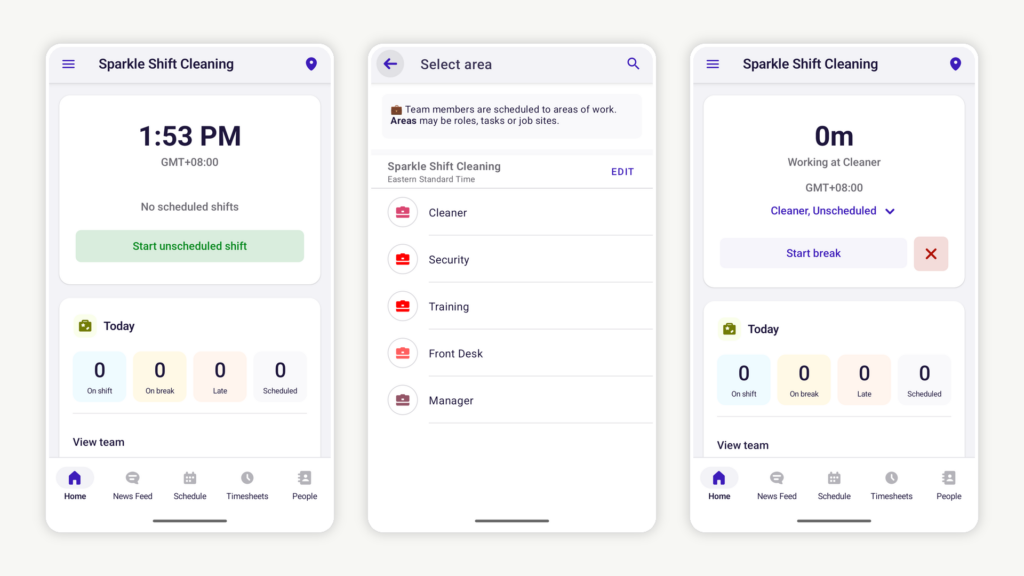 Deputy&rsquo;s mobile app interface