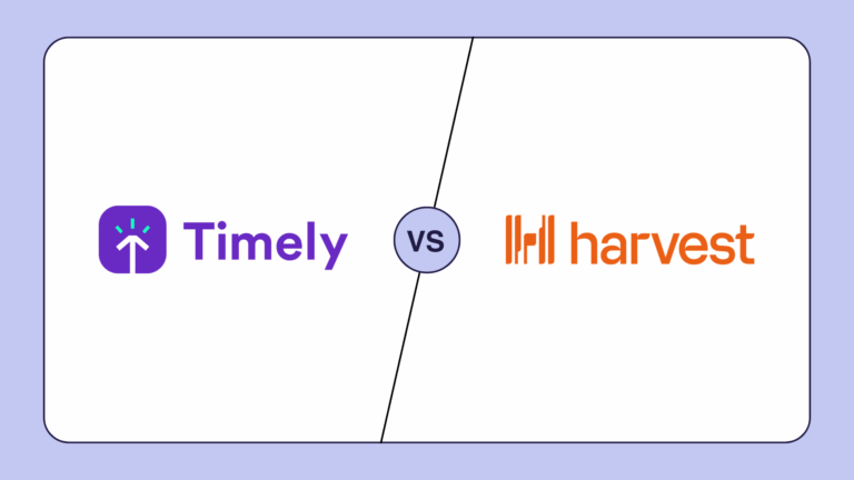 Timely vs. Harvest logos