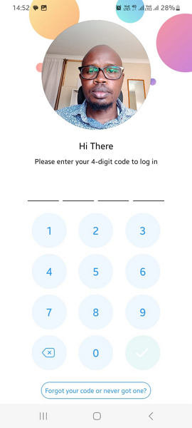 Screenshot showing Connecteam’s kiosk page on mobile.