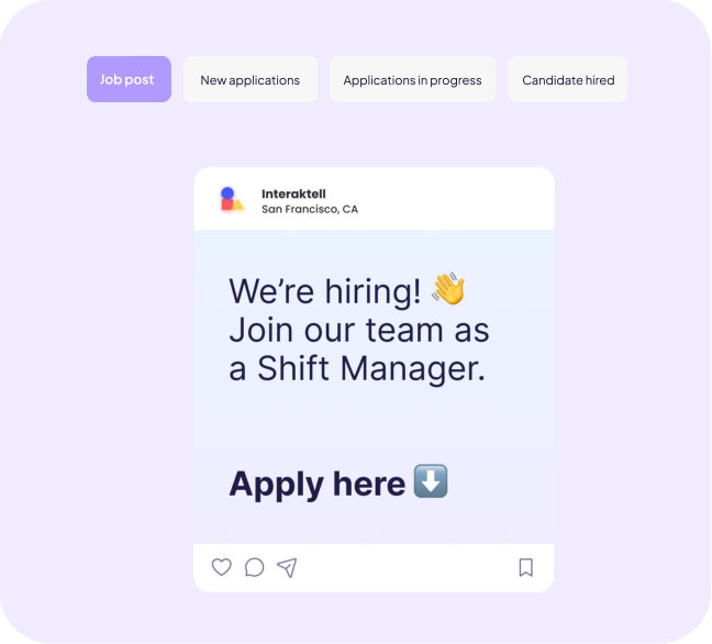 From job listing to hired in no time