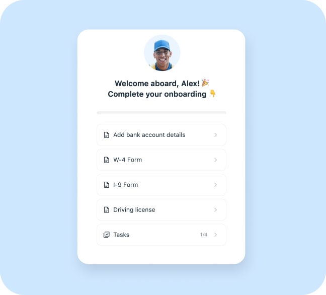 Onboard right in one go