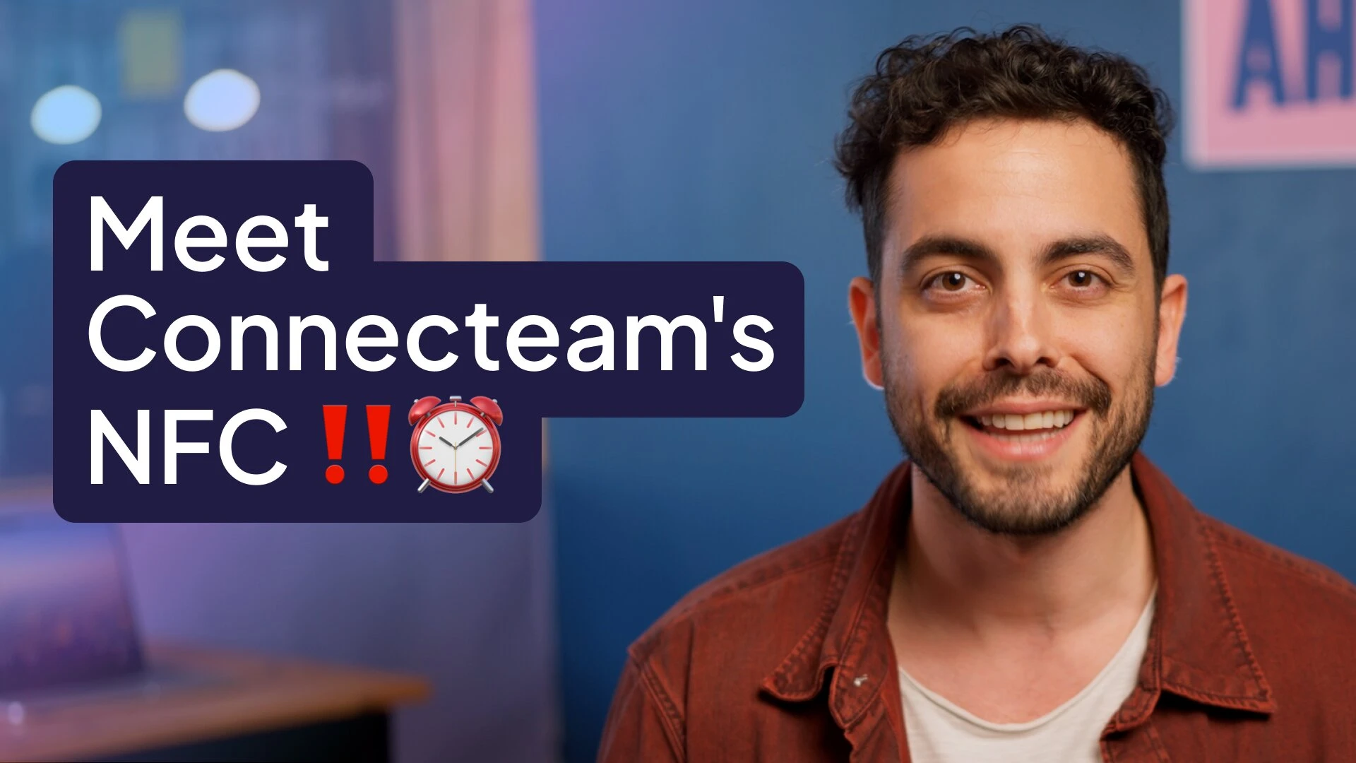 Thumbnail for Connecteam's NFC feature introduction video