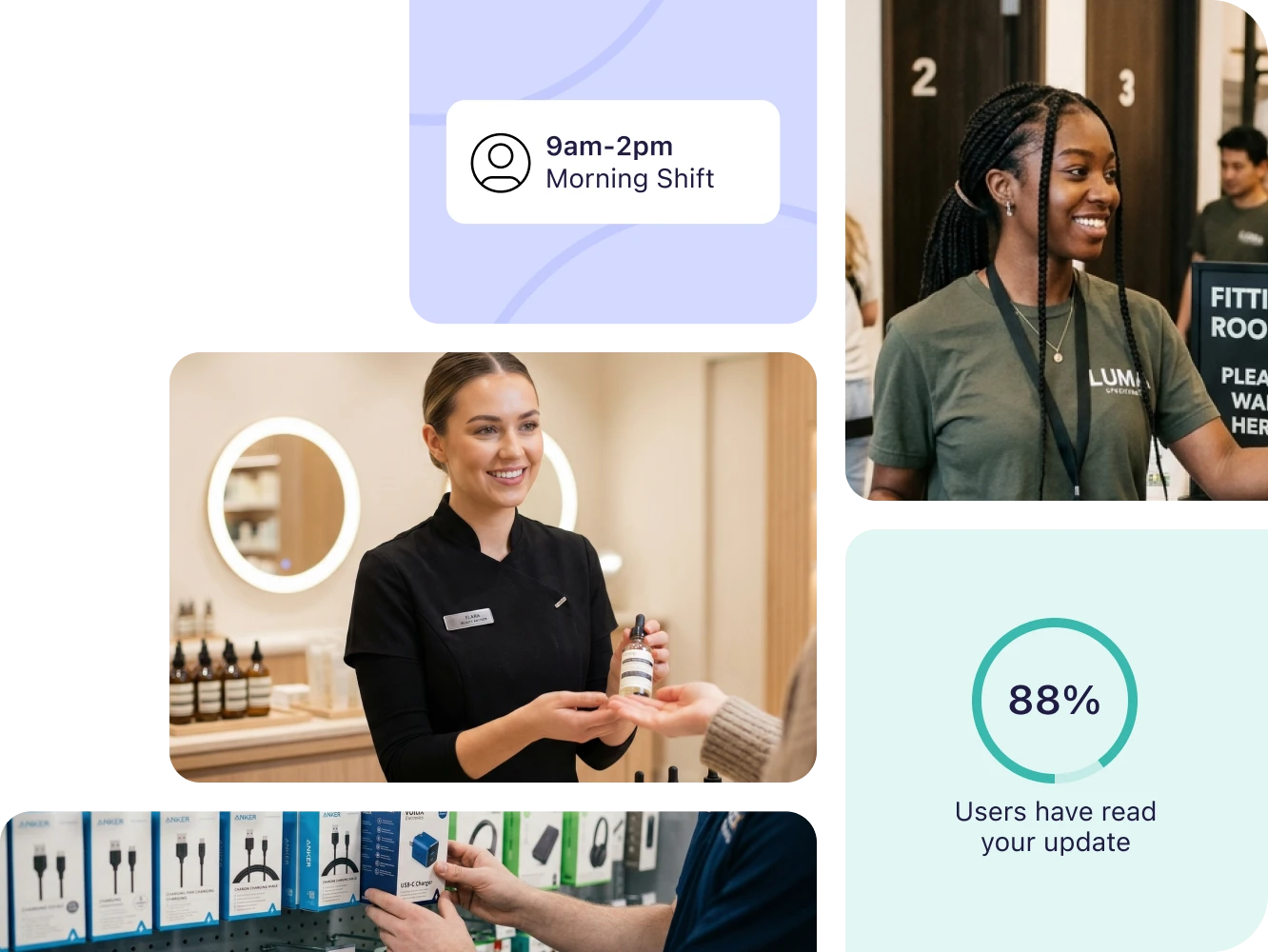 Retail workforce management with Connecteam