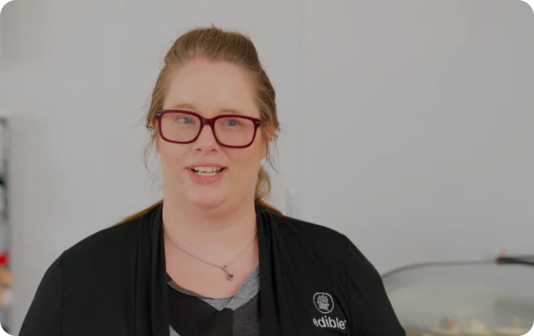 edible testimonial using Connecteam