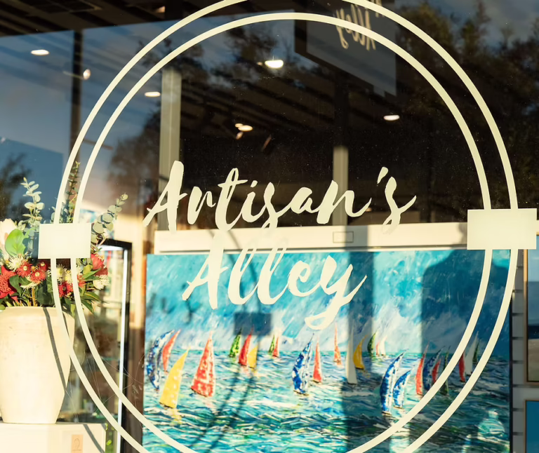 Artisans Alley store window