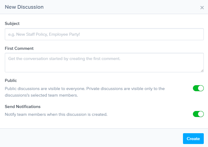 Screenshot showing ZoomShift's Discussion page